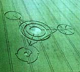 A Crop Circle at Barbury Castle 1991